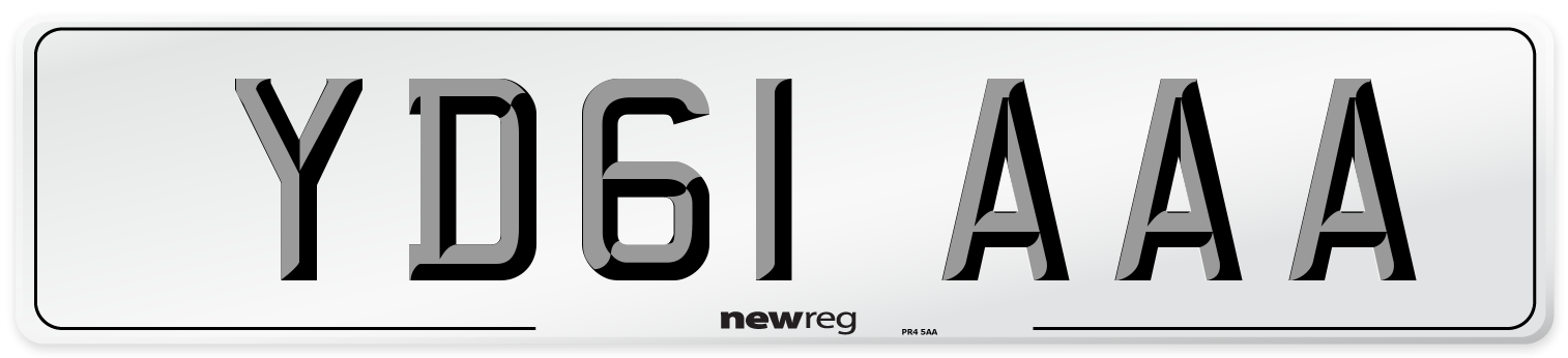 YD61 AAA Number Plate from New Reg